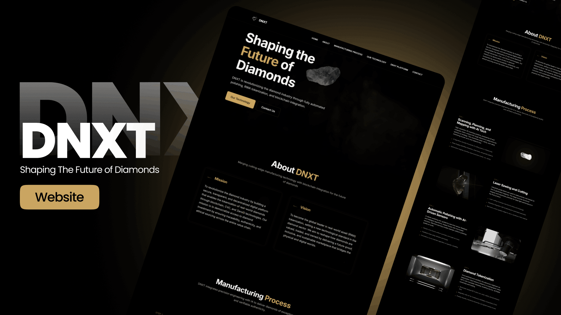 DNXT diamond tokenization and automation platform